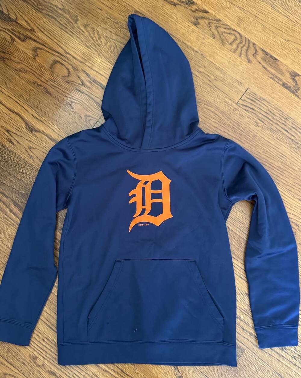 Gen2 MLB Detroit Tigers Hoodie Youth Size Medium 10/12 Navy Blue